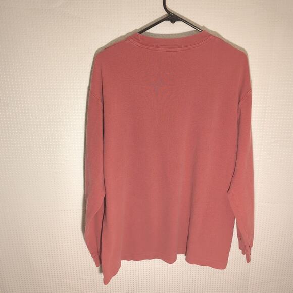 GAP Factory Store L Red 100% Cotton Crewneck Sweatshirt Singapore Vintage - Picture 4 of 5